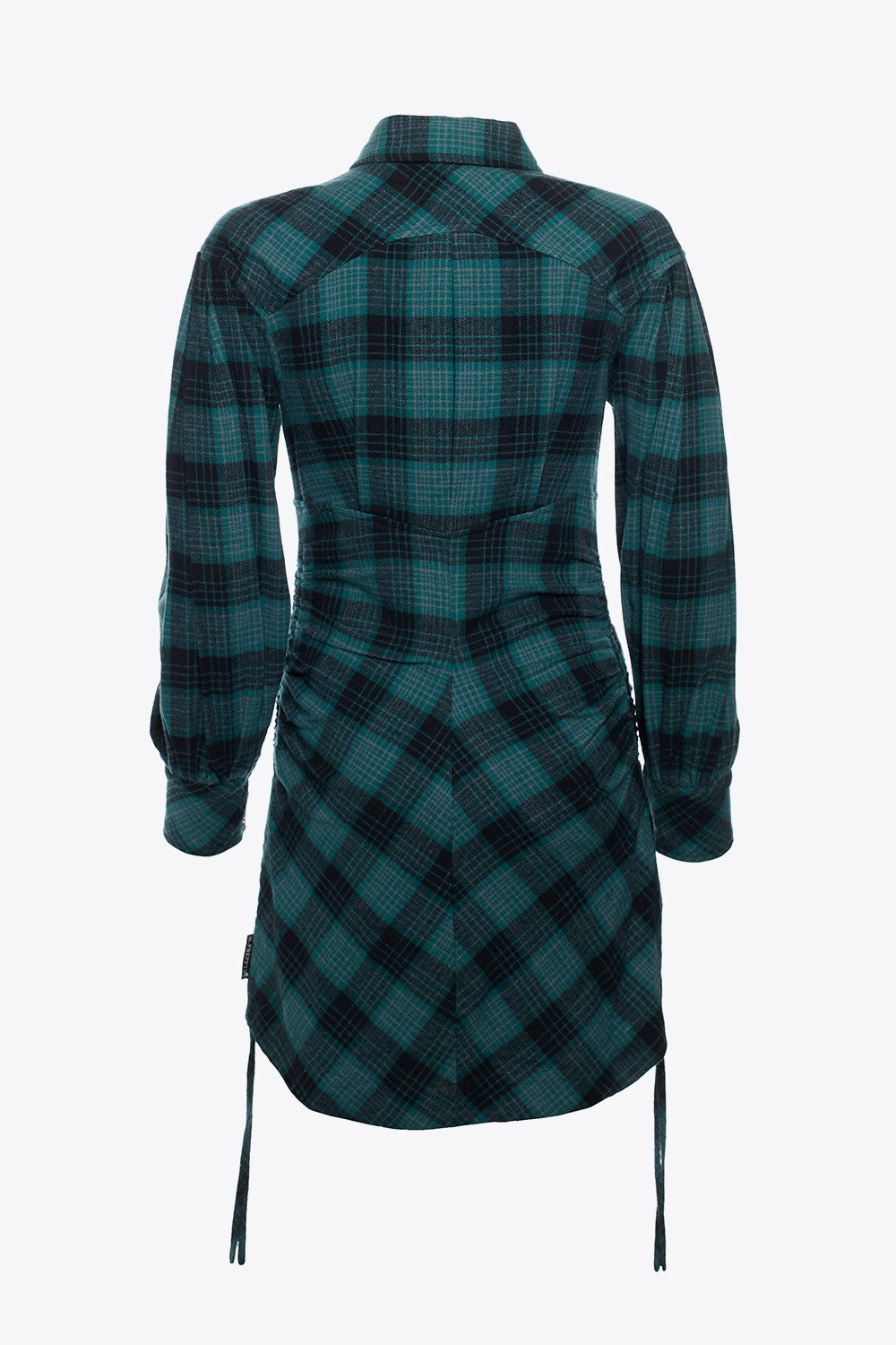GREEN UNIVERSITY PLAID DRESS
