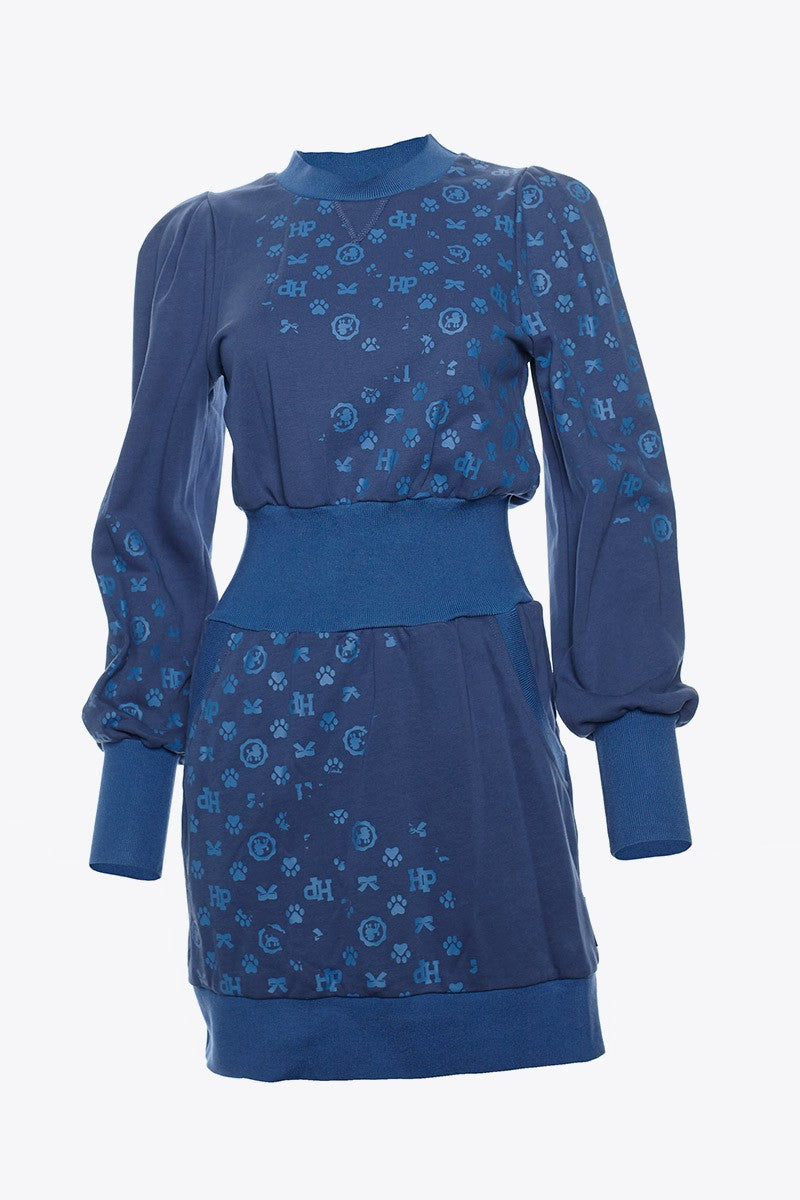VESTIDO MONOGRAMA AZUL
