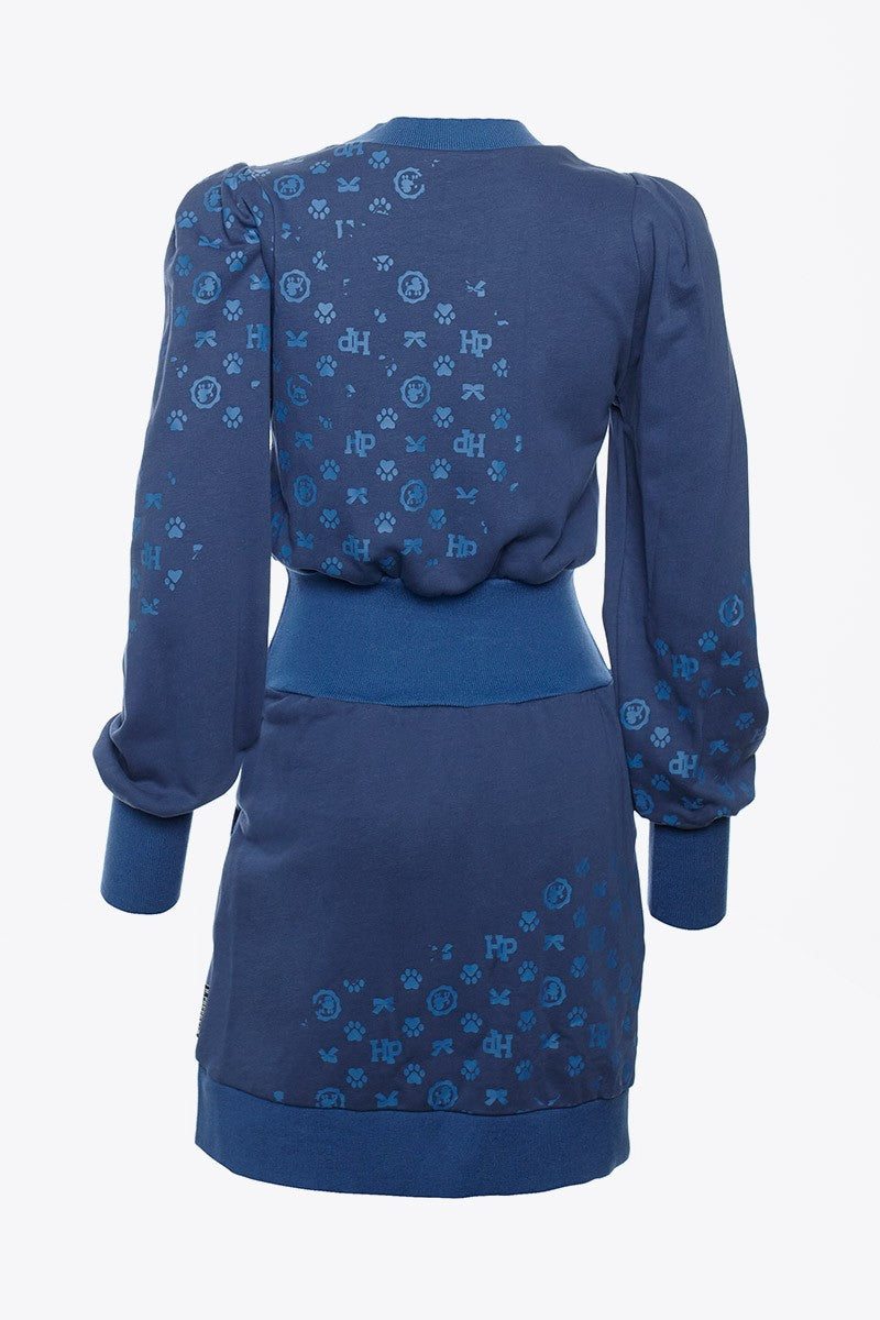VESTIDO MONOGRAMA AZUL