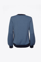SUDADERA ACOLCHADA ESCUDO AZUL