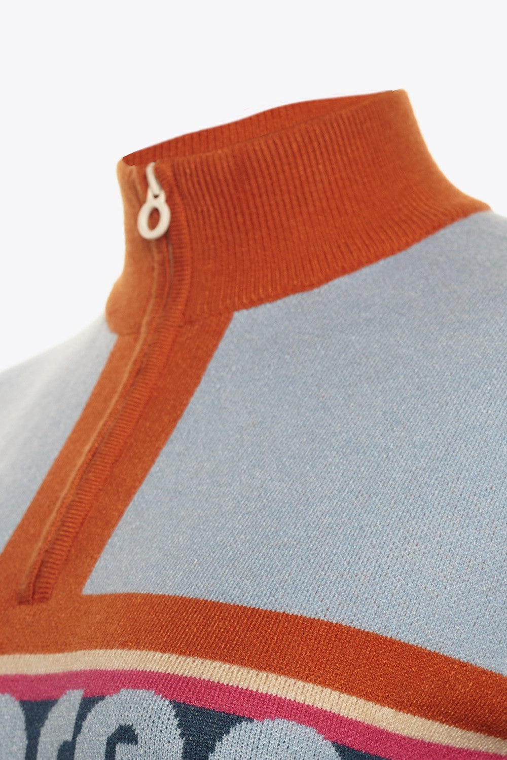 NAVY COLOR BLOCK SWEATER
