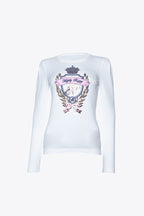 CAMISETA BÁSICA ESCUDO CRUDO