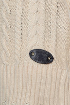 BEIGE UNIVERSITY SWEATER