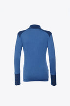 CAMISETA COMBI CREMALLERA AZUL