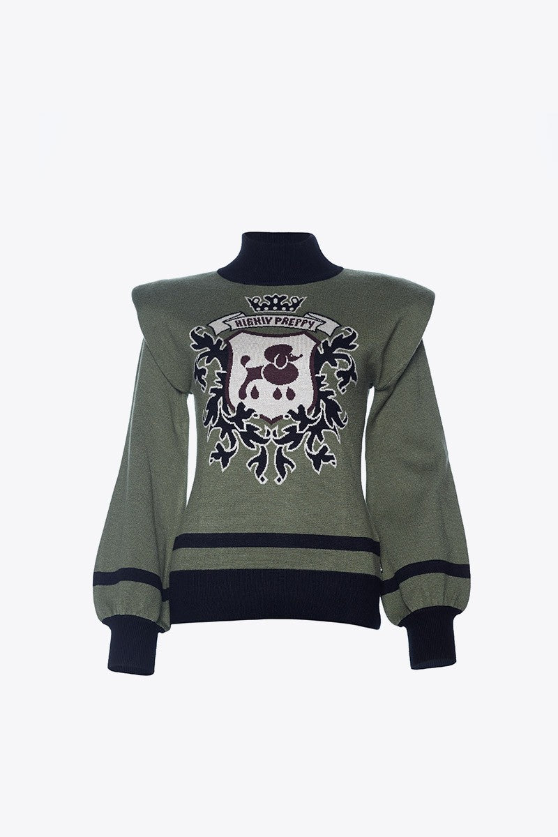 JERSEY HOMBRERAS ESCUDO CAQUI