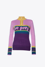 PINK COLOR BLOCK SWEATER