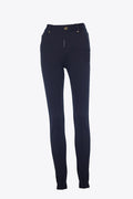 BLACK 5-POCKET PANTS