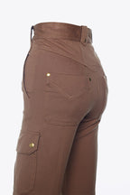PANTALÓN BOLSILLOS LATERALES CAMEL