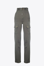 PANTALÓN BOLSILLOS LATERALES CAQUI