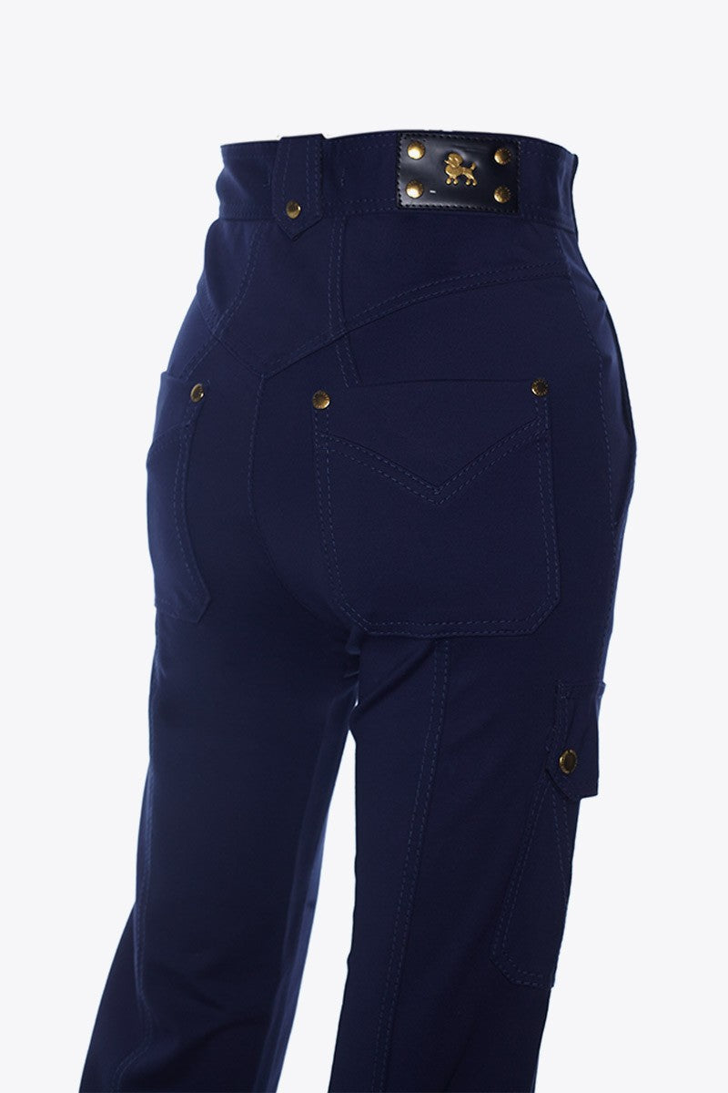 NAVY CARGO PANTS