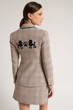 BLAZER CUADRO ROSA