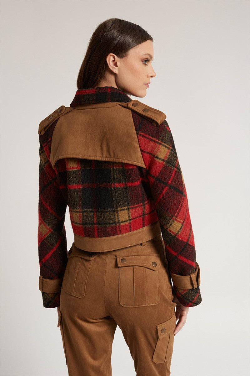 CHAQUETA TORERA CUADRO