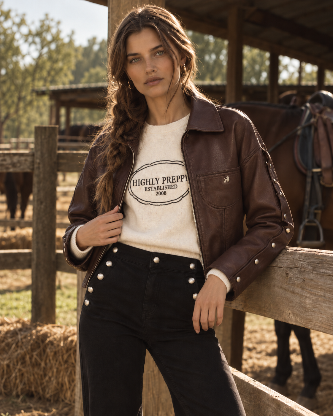JEANS MOM FIT NEGROS