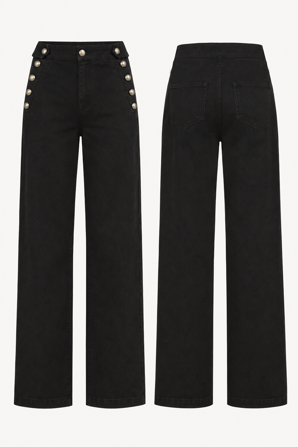 JEANS MOM FIT NEGROS
